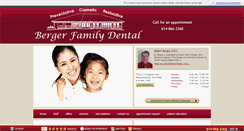 Desktop Screenshot of bergerfamilydental.net